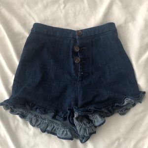 Capulet Revolve high waisted shorts